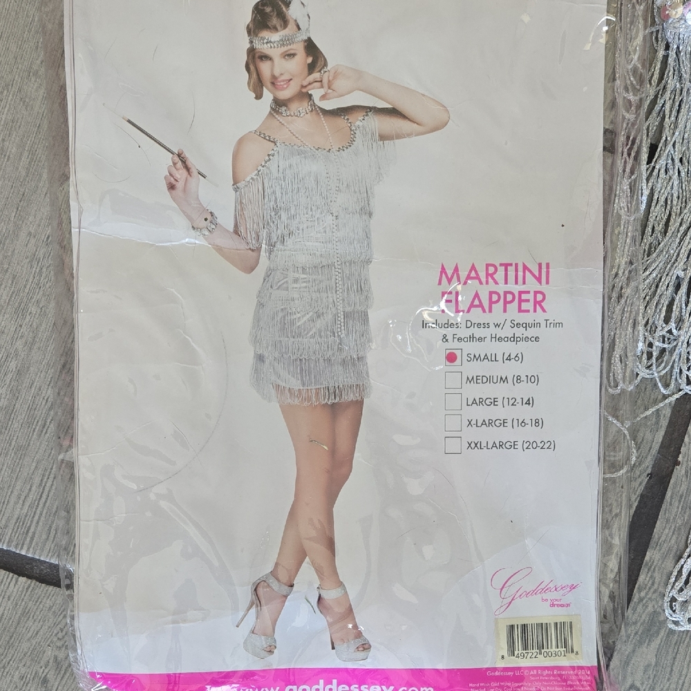 Get Ready for Halloween – Goddessey Martini‎ Flapper Costume – Small H7